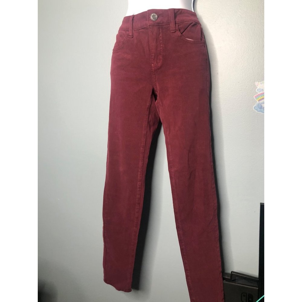 American Eagle Outfitters super stretch maroon jegging size 4